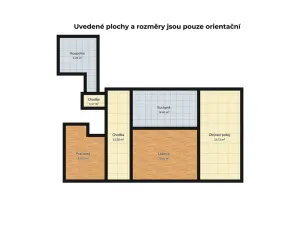 Pronájem rodinného domu, Borotín, 93 m2