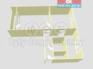 Pronájem bytu 2+1, Chodov, Osadní, 51 m2