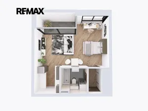 Pronájem bytu 1+kk, Kolín, 5. května, 42 m2