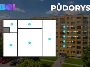 Prodej bytu 2+1, Olomouc, Politických vězňů, 42 m2