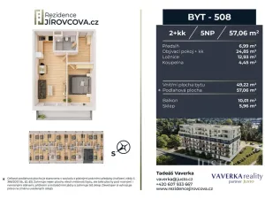Prodej bytu 2+kk, České Budějovice, Jírovcova, 57 m2