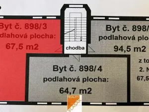 Prodej bytu 1+1, Kadaň, kpt. Jaroše, 67 m2