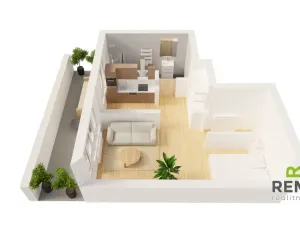 Prodej bytu 1+kk, Zlín, Ševcovská, 33 m2