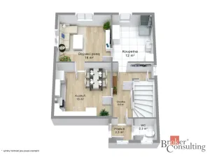 Prodej rodinného domu, Chodov, Poděbradova, 110 m2
