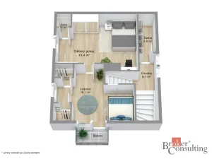 Prodej rodinného domu, Chodov, Poděbradova, 110 m2