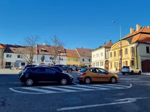 Pronájem bytu 1+kk, Uhlířské Janovice, Václavské náměstí, 26 m2