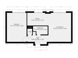 Pronájem bytu 2+kk, Praha - Záběhlice, Choceradská, 53 m2