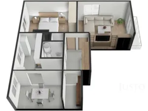 Prodej bytu 2+1, Záhoří - Horní Záhoří, 57 m2