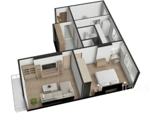 Prodej bytu 2+1, Záhoří - Horní Záhoří, 57 m2