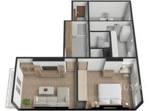 Prodej bytu 2+1, Záhoří - Horní Záhoří, 57 m2