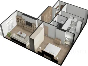 Prodej bytu 2+1, Záhoří - Horní Záhoří, 57 m2