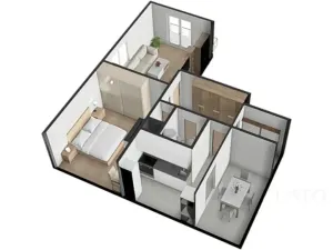 Prodej bytu 2+1, Záhoří, 57 m2