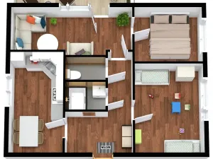 Pronájem bytu 3+1, Česká Lípa, Dlouhá, 70 m2