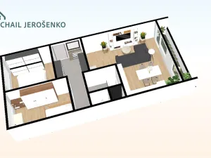 Pronájem bytu 3+kk, Praha - Krč, Na strži, 67 m2
