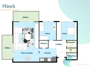 Prodej bytu 3+kk, České Budějovice, J. Plachty, 71 m2