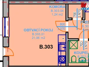 Pronájem bytu 1+kk, Strakonice, Jezerní, 31 m2