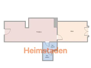 Pronájem kanceláře, Havířov - Město, Hlavní třída, 40 m2
