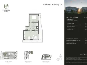 Prodej bytu 2+kk, Praha - Dolní Chabry, Bílenecké náměstí, 57 m2