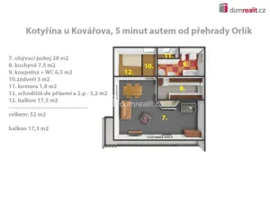 Prodej chalupy, Kovářov - Kotýřina, 162 m2