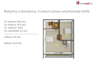 Prodej chalupy, Kovářov - Kotýřina, 162 m2