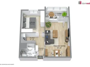 Prodej bytu 2+kk, Karlovy Vary, Charkovská, 48 m2