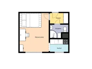 Prodej bytu 1+1, Praha - Braník, Novodvorská, 26 m2