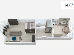 Pronájem bytu 1+1, Olomouc, Krakovská, 46 m2