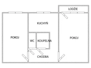 Prodej bytu 2+1, Ostrava - Poruba, Sokolovská, 52 m2