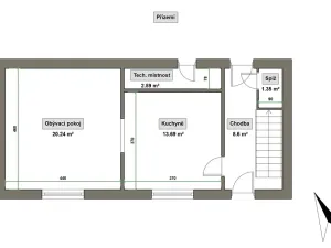 Prodej rodinného domu, Prakšice, 100 m2