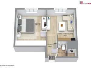 Prodej bytu 1+1, Karlovy Vary - Rybáře, Požární, 35 m2