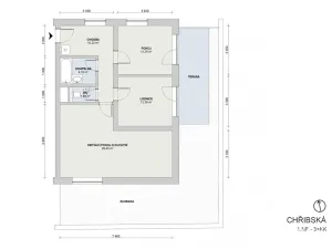Prodej bytu 3+kk, Praha - Ďáblice, Chřibská, 76 m2