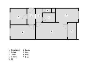 Prodej bytu 3+1, Praha - Kobylisy, Střekovská, 70 m2