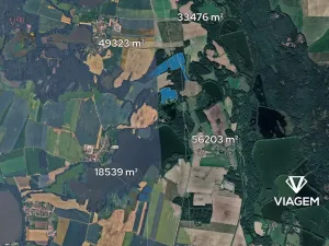 Prodej podílu lesa, Ponědraž, 5504 m2