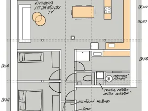 Prodej bytu 3+kk, Janov nad Nisou - Hraničná, 82 m2