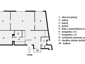 Pronájem bytu 4+kk, Praha - Bubeneč, Národní obrany, 156 m2