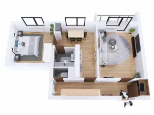 Prodej bytu 2+1, Uničov, Hrdinů, 52 m2