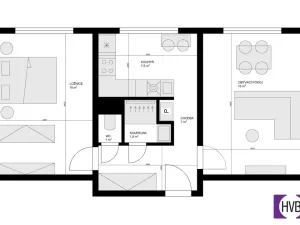 Prodej bytu 2+1, Praha - Záběhlice, Chmelová, 56 m2