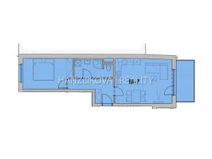 Pronájem bytu 2+kk, České Budějovice - České Budějovice 5, Ledenická, 51 m2