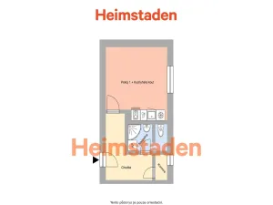 Pronájem bytu 1+kk, Havířov - Město, Dvořákova, 25 m2
