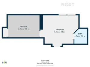 Pronájem bytu 1+1, Jilemnice, Čsl. Legií, 35 m2