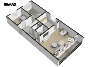 Prodej bytu 3+1, Praha - Střížkov, Žandovská, 68 m2