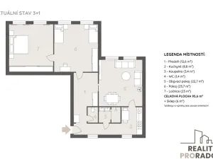 Prodej bytu 3+1, Brno, Jugoslávská, 95 m2