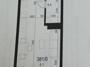 Pronájem bytu 1+kk, Zbýšov, čtvrť Padělky, 30 m2