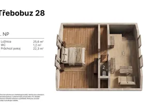 Prodej chaty, Líšťany - Třebobuz, 92 m2