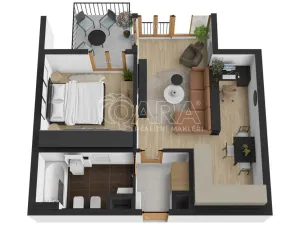 Pronájem bytu 2+kk, Praha - Žižkov, Olgy Havlové, 50 m2