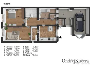 Prodej rodinného domu, Praha - Ruzyně, Hořelická, 120 m2