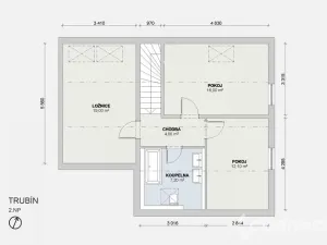 Prodej bytu 4+1, Trubín, Na Vyhlídce, 121 m2