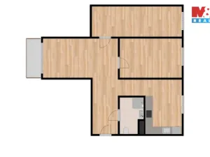 Prodej bytu 3+1, Klášterec nad Ohří - Miřetice u Klášterce nad Ohří, Pod Stadionem, 62 m2