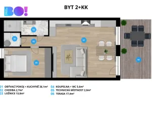 Prodej apartmánu, Soběšovice, 78 m2