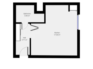 Pronájem bytu 1+kk, Praha - Letňany, Havířovská, 25 m2